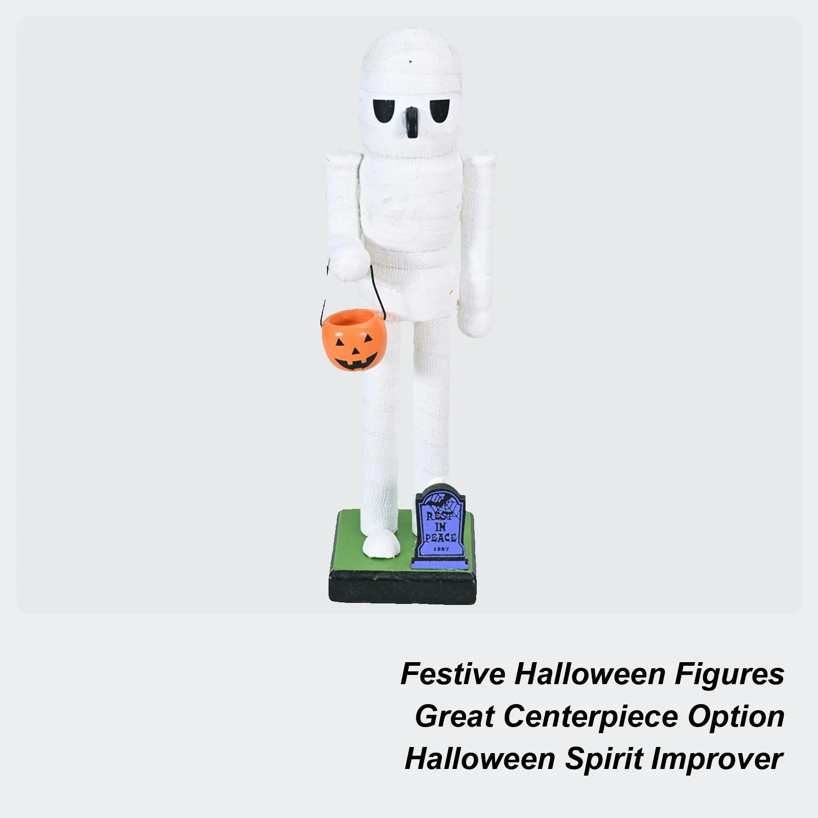 Nutcracker Figurine - Schiaccianoci Scheletro di Halloween, Statua da