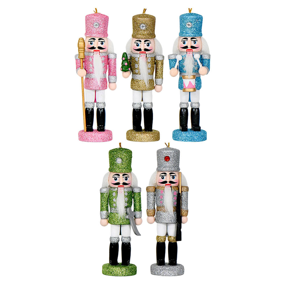 5 Pezzi Decorazioni Natalizie  - Nutcracker Figurine recensione e prezzo