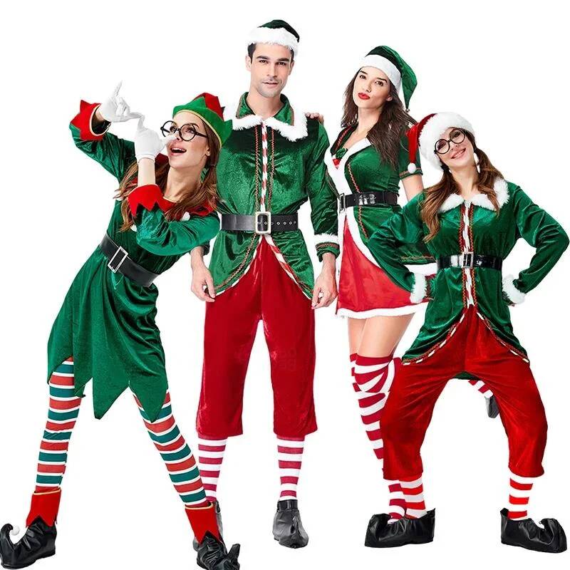 Costume da Babbo Natale per Co - Elf Costume Christmas recensione e prezzo
