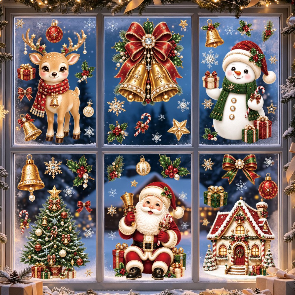 Adesivi per Finestre di Natale - Snowflake Window Decal recensione e prezzo