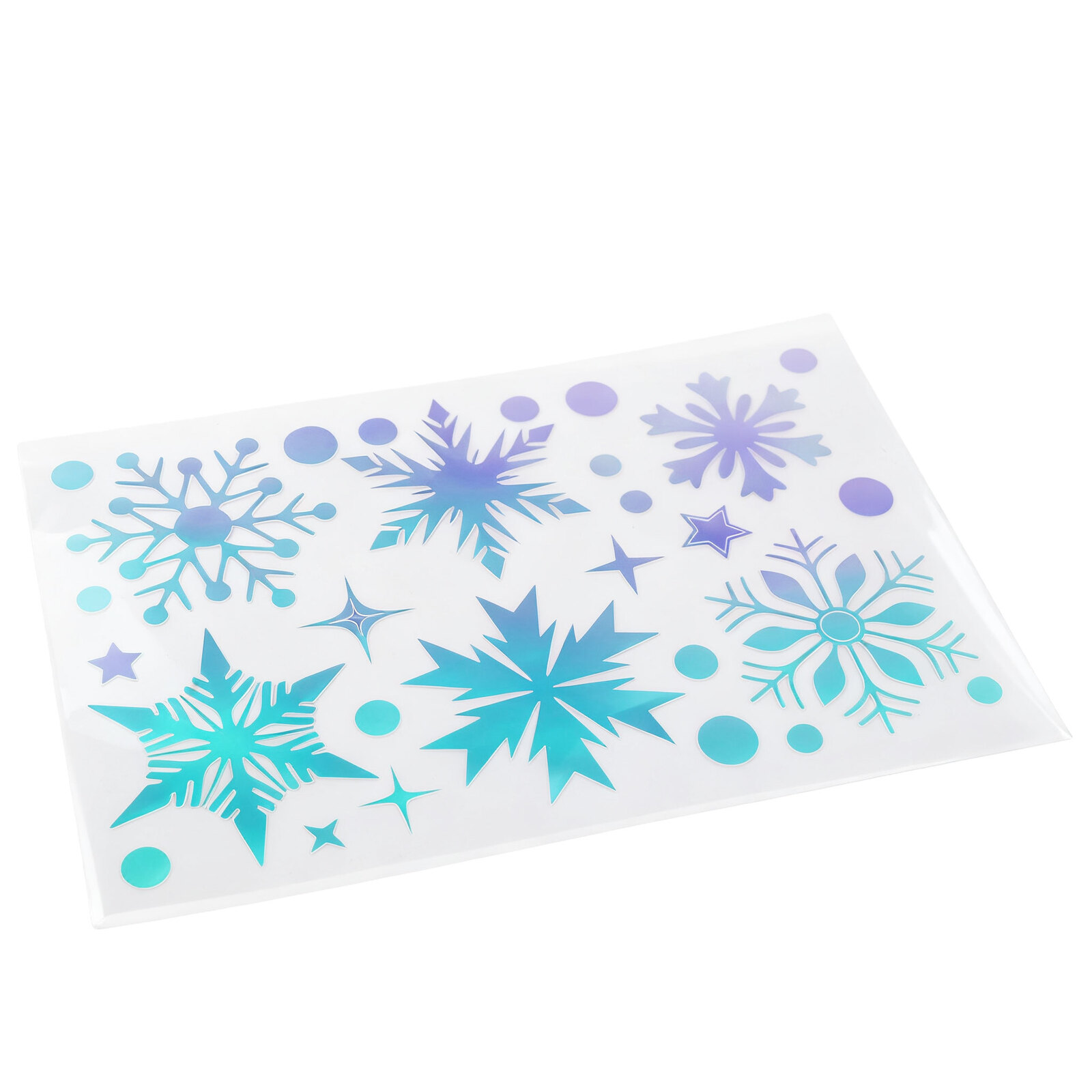 3 Fogli di Adesivi Natalizi a  - Snowflake Window Decal recensione e prezzo